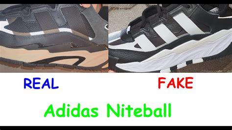 adidas niteball original vs fake|real vs fake adidas.